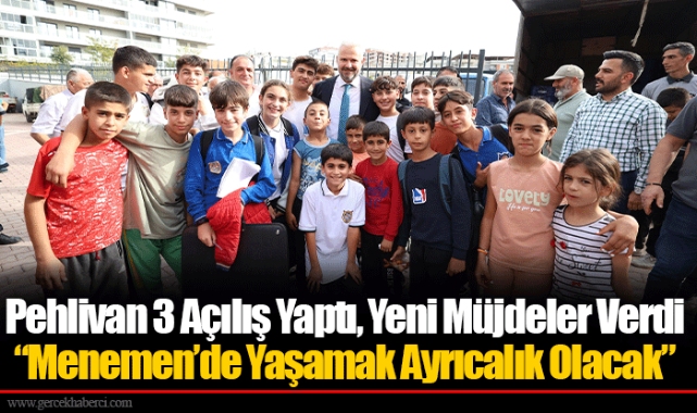 Pehlivan 3 Açılış Yaptı, Yeni Müjdeler Verdi