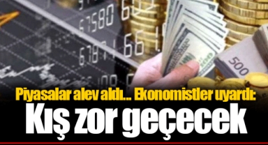 Piyasalar alev aldı... Ekonomistler uyardı: Kış zor geçecek