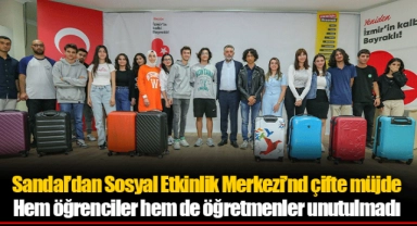 Sandal’dan Sosyal Etkinlik Merkezi’nde çifte müjde