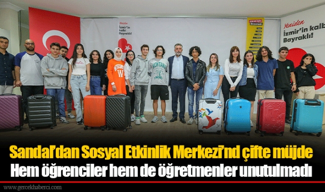 Sandal’dan Sosyal Etkinlik Merkezi’nde çifte müjde