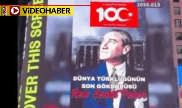 Sedat Peker'in Cumhuriyet Bayramı mesajı Times Meydanı'nda