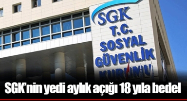SGK’nin yedi aylık açığı 18 yıla bedel