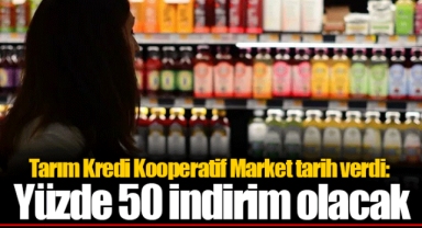 Tarım Kredi Kooperatif Market tarih verdi: Yüzde 50 indirim olacak
