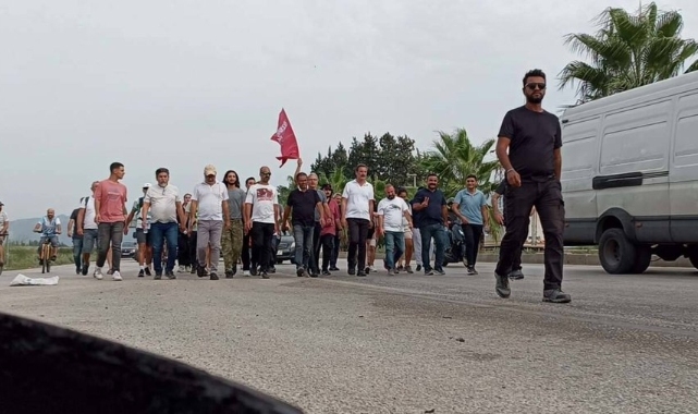 TİP'in Özgürlük Yürüyüşü 17'nci gününde: Erkan Baş'tan Filistin mesajı