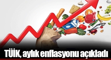 TÜİK, aylık enflasyonu açıkladı