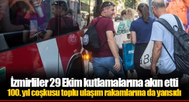 100. yıl coşkusu toplu ulaşım rakamlarına da yansıdı