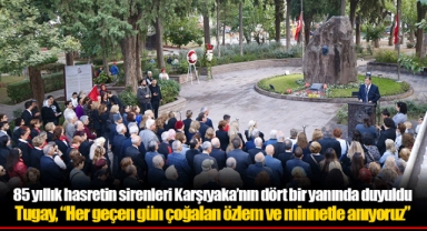 85 yıllık hasretin sirenleri Karşıyaka’nın dört bir yanında duyuldu