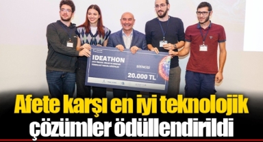 Afete karşı en iyi teknolojik çözümler ödüllendirildi
