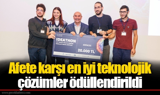 Afete karşı en iyi teknolojik çözümler ödüllendirildi