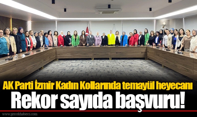 AK Parti İzmir Kadın Kollarında temayül heyecanı