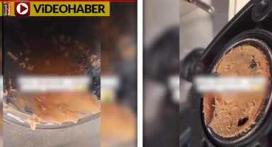 Alırken ikinci kez düşündürecek görüntüler: İşte kurtlu dondurma makinesi