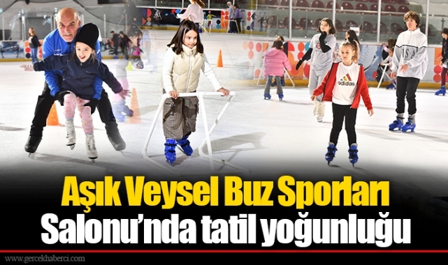 Aşık Veysel Buz Sporları Salonu’nda tatil yoğunluğu