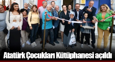 Atatürk Çocukları Kütüphanesi açıldı