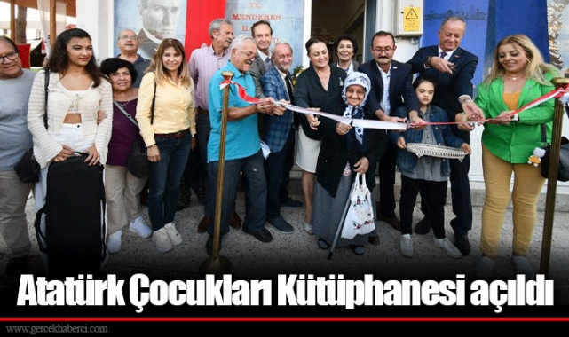 Atatürk Çocukları Kütüphanesi açıldı
