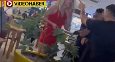AVM'de kadınlar birbirine girdi: