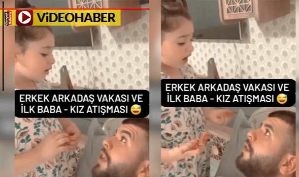 Baba-kızın erkek arkadaş kavgası güldürdü: "Neden bu kadar kekosun"