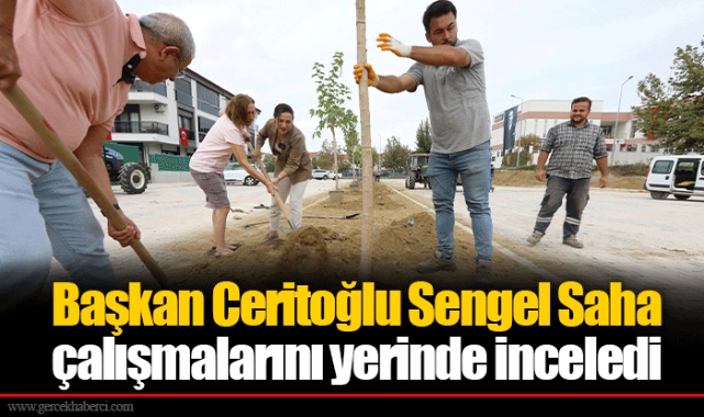 Başkan Ceritoğlu Sengel Saha Çalışmalarını Yerinde İnceledi