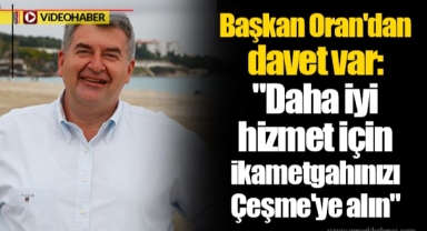 Başkan Oran'dan davet var: