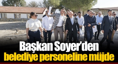 Başkan Soyer’den belediye personeline müjde