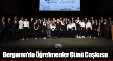 Bergama’da Öğretmenler Günü Coşkusu
