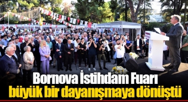 Bornova İstihdam Fuarı büyük bir dayanışmaya dönüştü