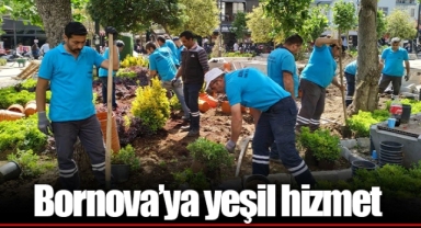 Bornova’ya yeşil hizmet