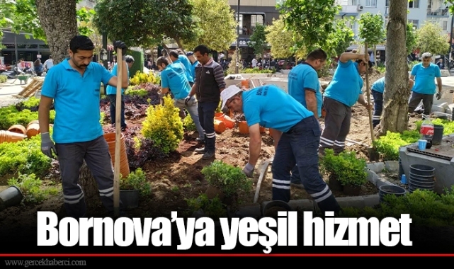 Bornova’ya yeşil hizmet