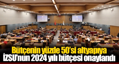 Bütçenin yüzde 50’si altyapıya