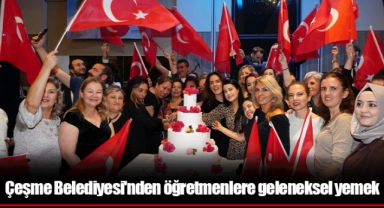 Çeşme Belediyesi'nden öğretmenlere geleneksel yemek