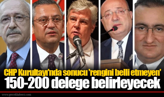 CHP Kurultayı'nda sonucu 'rengini belli etmeyen' 150-200 delege belirleyecek