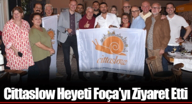 Cittaslow Heyeti Foça’yı Ziyaret Etti