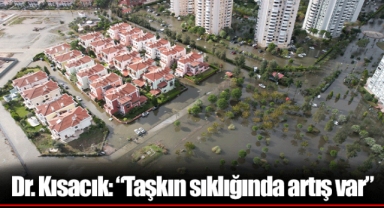Dr. Kısacık: “Taşkın sıklığında artış var”