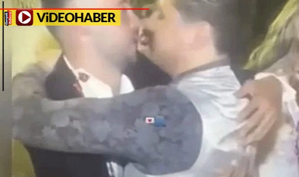 Düğünde sağdıç kazası... Yanlışlıkla öpüştüler