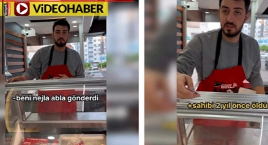 Et almaya gelmedim dedi: Görüntüler izleyenleri güldürdü