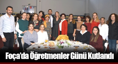 Foça’da Öğretmenler Günü Kutlandı