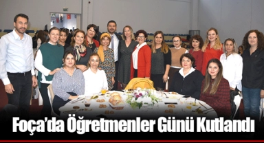 Foça’da Öğretmenler Günü Kutlandı