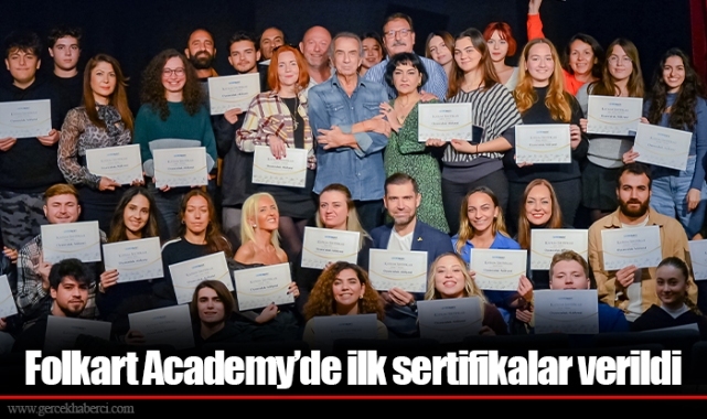 Folkart Academy’de ilk sertifikalar verildi