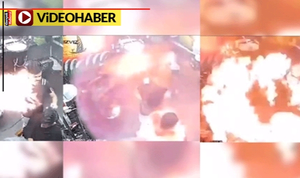 Fön makinesi bomba gibi patladı, her yer alev aldı
