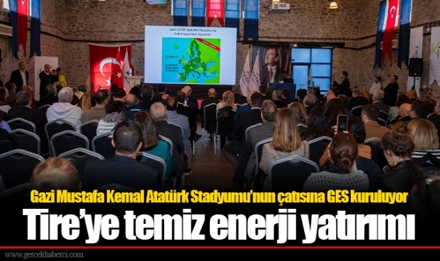 Gazi Mustafa Kemal Atatürk Stadyumu’nun çatısına GES kuruluyor
