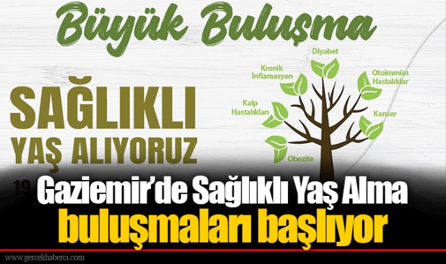 Gaziemir’de Sağlıklı Yaş Alma buluşmaları başlıyor