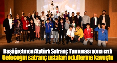 Geleceğin satranç ustaları ödüllerine kavuştu