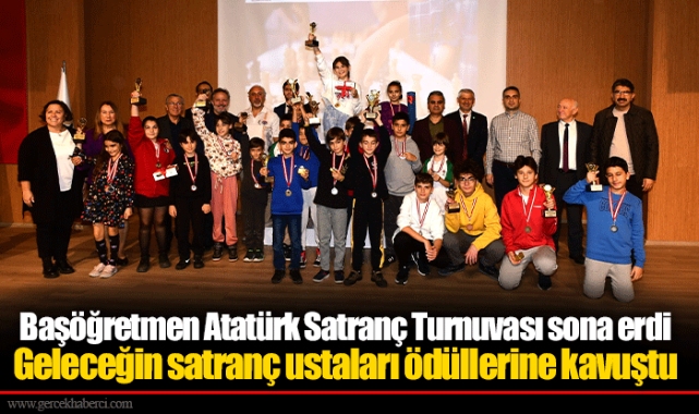 Geleceğin satranç ustaları ödüllerine kavuştu