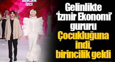 Gelinlikte ‘İzmir Ekonomi’ gururu