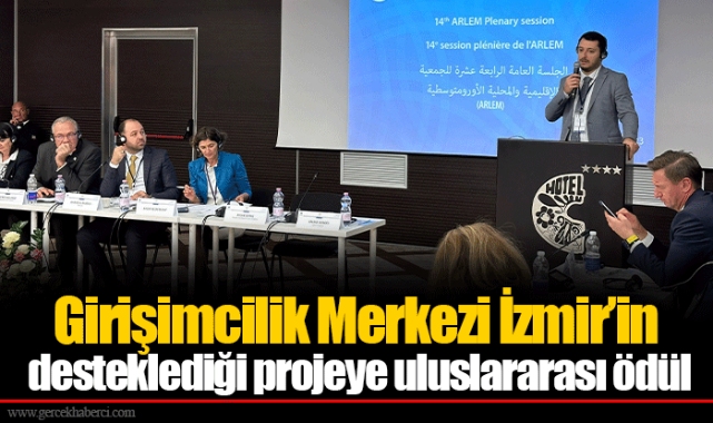 Girişimcilik Merkezi İzmir’in desteklediği projeye uluslararası ödül