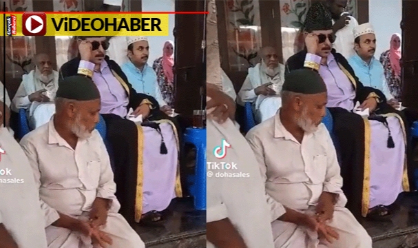 Görüntüler şaşırttı... Ayaklarına elini sürüp kokladı