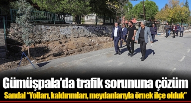 Gümüşpala’da trafik sorununa çözüm