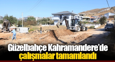 Güzelbahçe Kahramandere’de çalışmalar tamamlandı