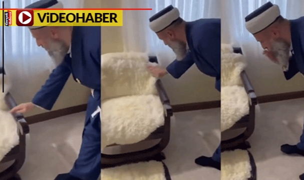 Hüseyin Çevik boş sandalyeyi öptü, dokundu, selamladı