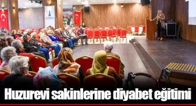 Huzurevi sakinlerine diyabet eğitimi