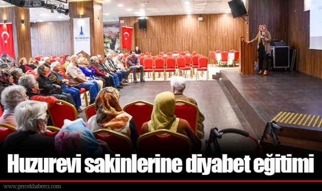 Huzurevi sakinlerine diyabet eğitimi